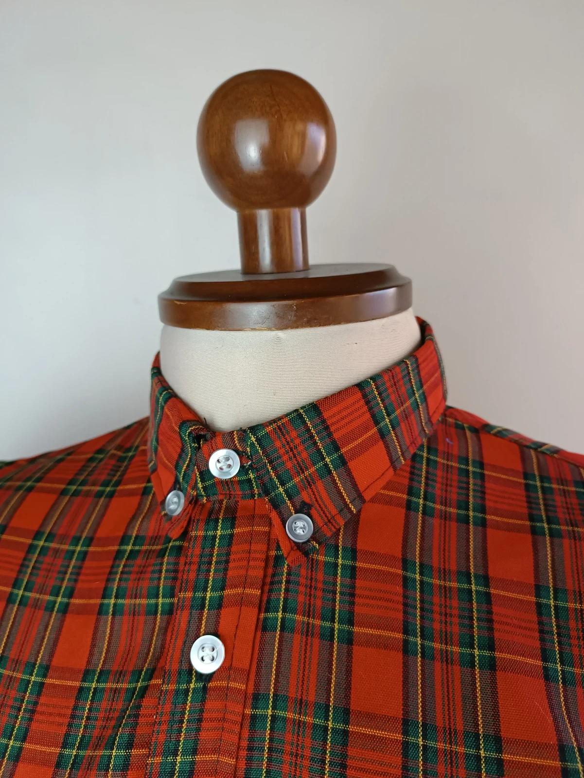 Camisa cuadros escoses mujer talla M  2
