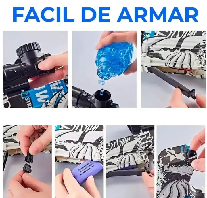 Ametralladora de hidrogel  3