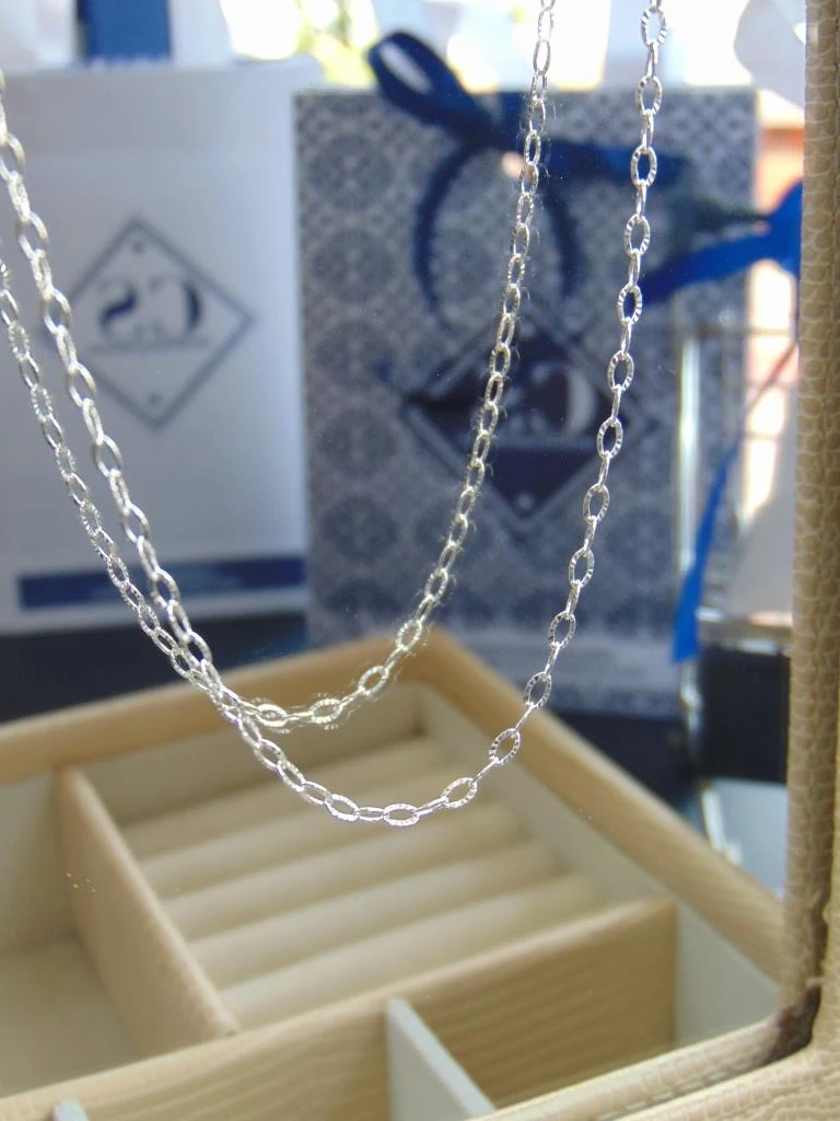 CADENA PLATA LEY 925 CARTIER OVALADA DIAMANTADA 2MM | 60CM 2