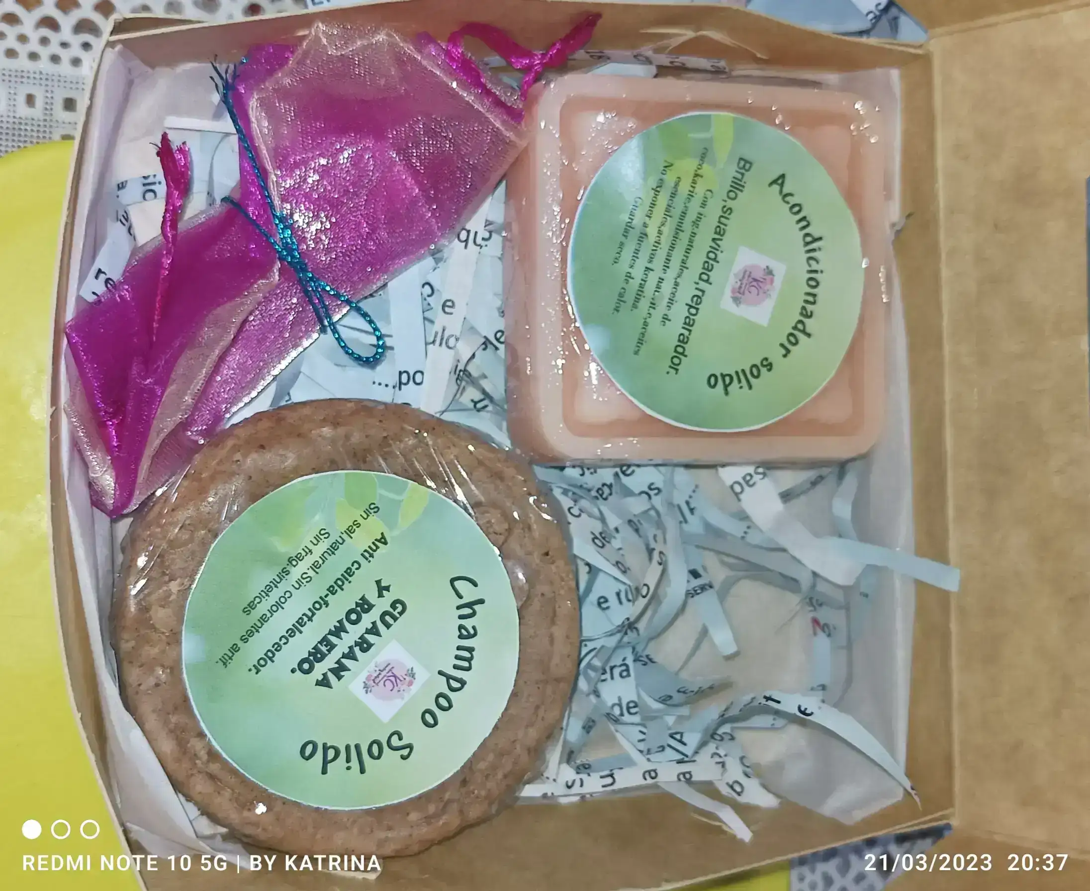 Kit Shampoo y acondicionador sólido. 4