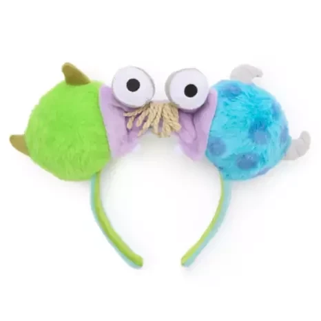 DIADEMA DE PELUCHE CON OREJAS DE MONSTERS