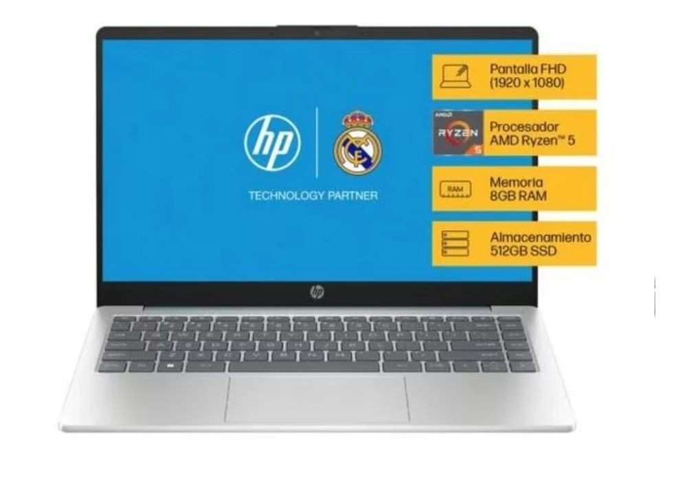 💻 *NOTEBOOK HP 15.6" 255G10 RYZEN5 7530U 8GB 512SSD FREE 