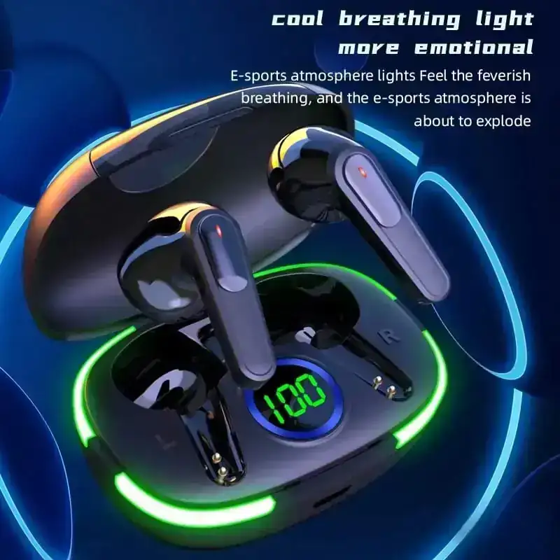 Audífonos gamer negros 3