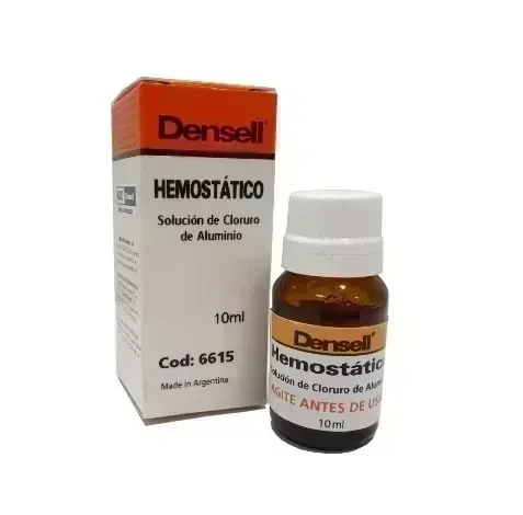 HEMOSTATICO SOLUCIÓN CLORURO DE ALUM FRASCO 10ML - DENSELL 