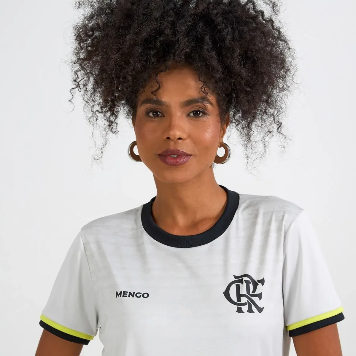 CAMISETA FEM FLAMENGO LUMINA BRAZILINE  2