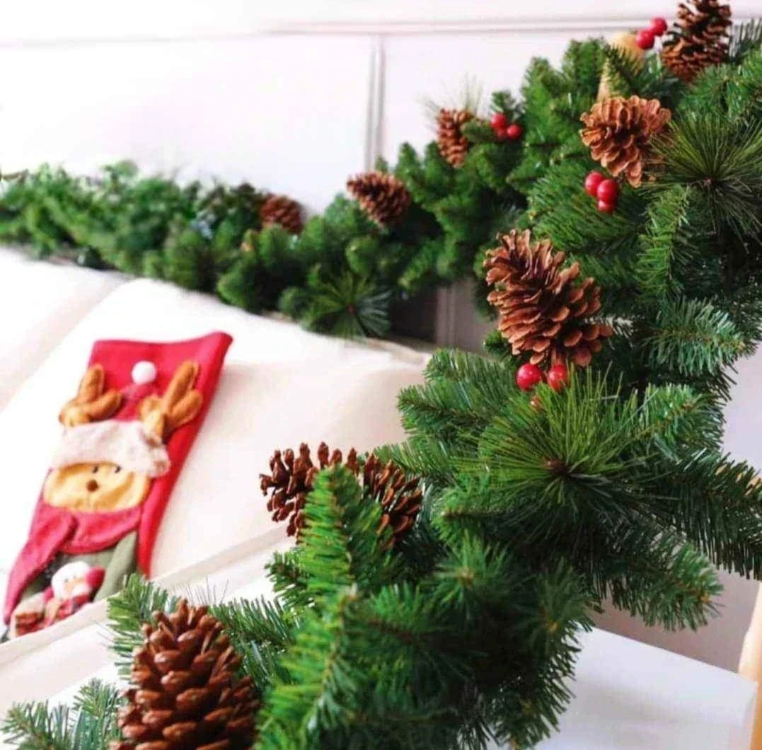 GUIRNALDA NAVIDEÑA DECORADA
