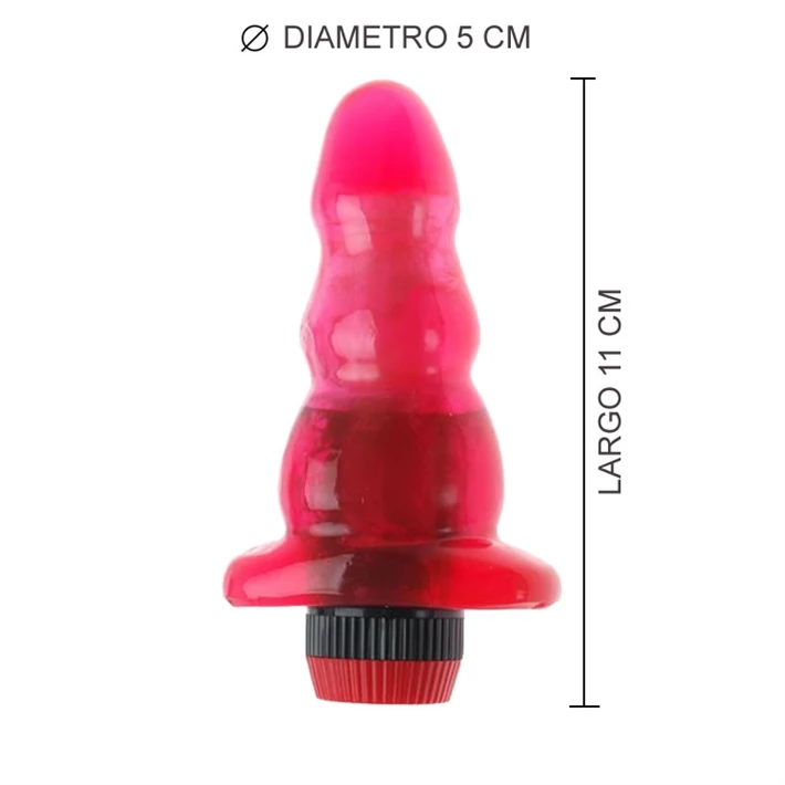 Dilatador Anal Plug Escalonado Con Vibrador