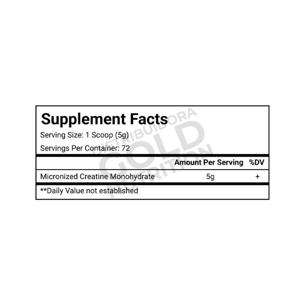 CREATINE RAW 72 SERVICIOS 2