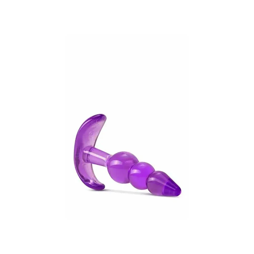 B Yours – Triple Bead Anal Plug – Purple 3