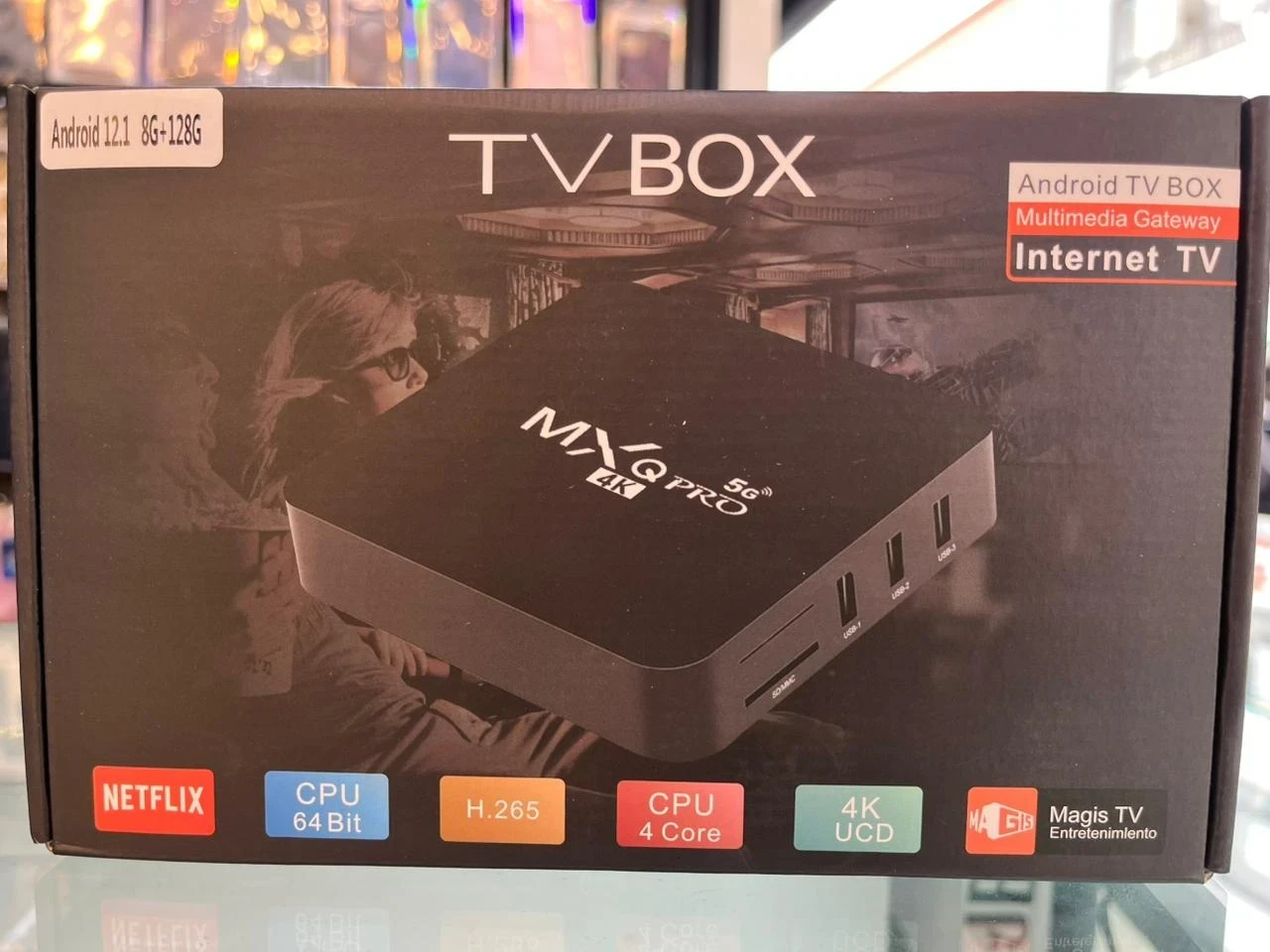 TV Box con Android 13, 8 GB de RAM y 128 GB de almacenamiento 2