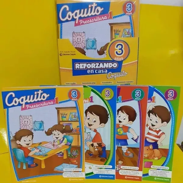 3 años pack x4 libros 2