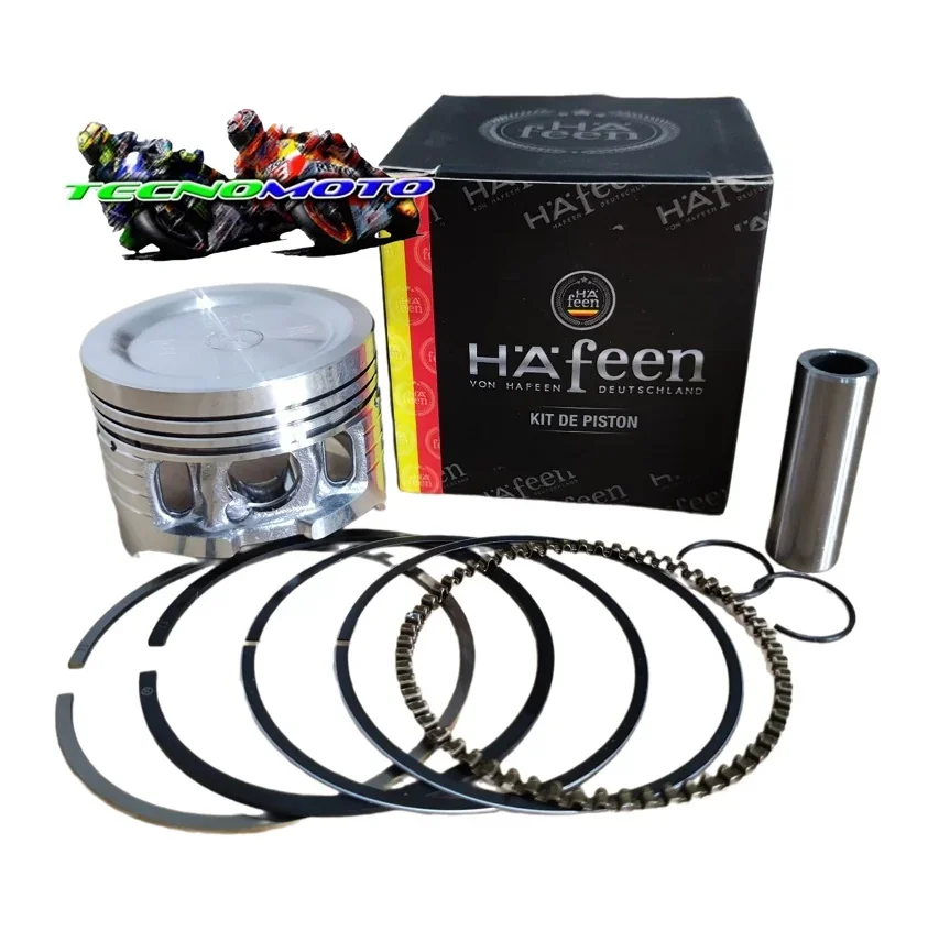 KIT PISTON HONDA 125 BIZ (52.4/P.13)  1.00 [HAFEEN] - 44175