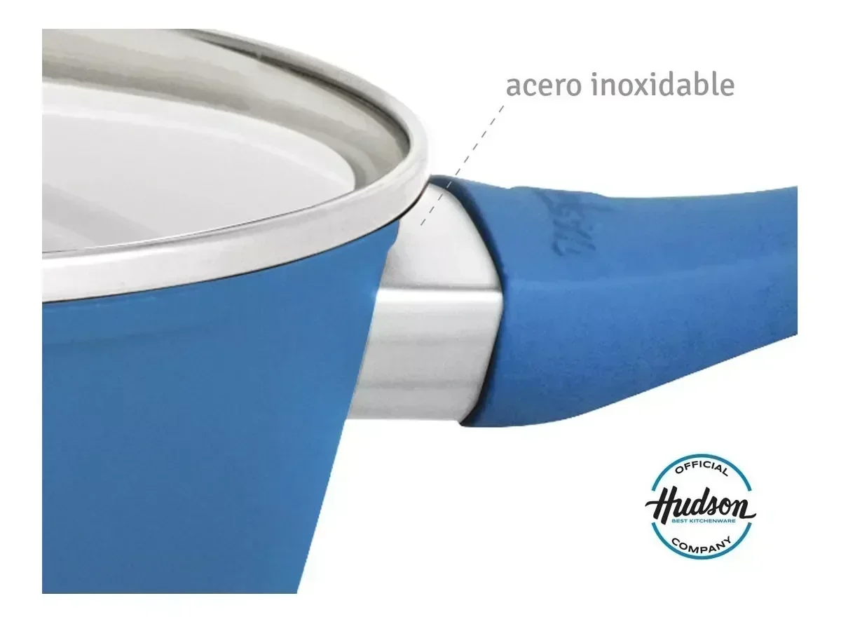 CACEROLA HUDSON AC31G  18cm azul 3