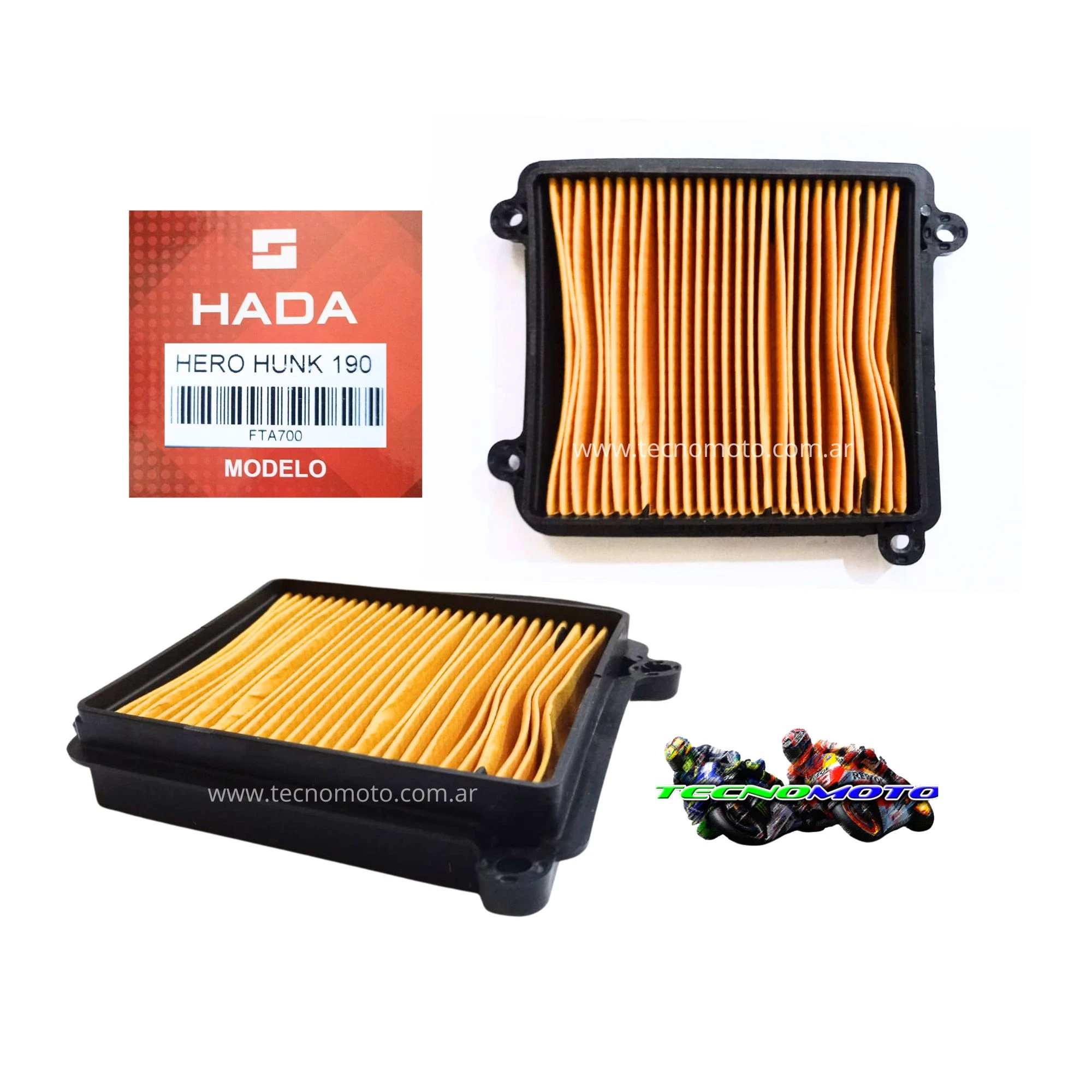 FILTRO AIRE HERO 190 HUNK-49667