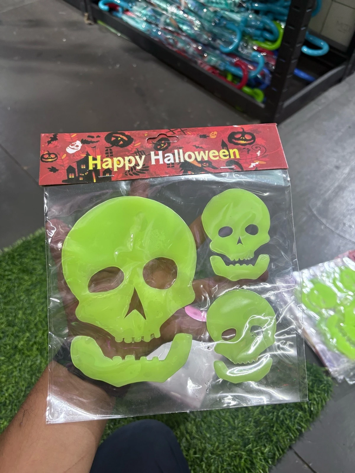 PAQUETE DE 12 sobres de pegatinas halloween  2