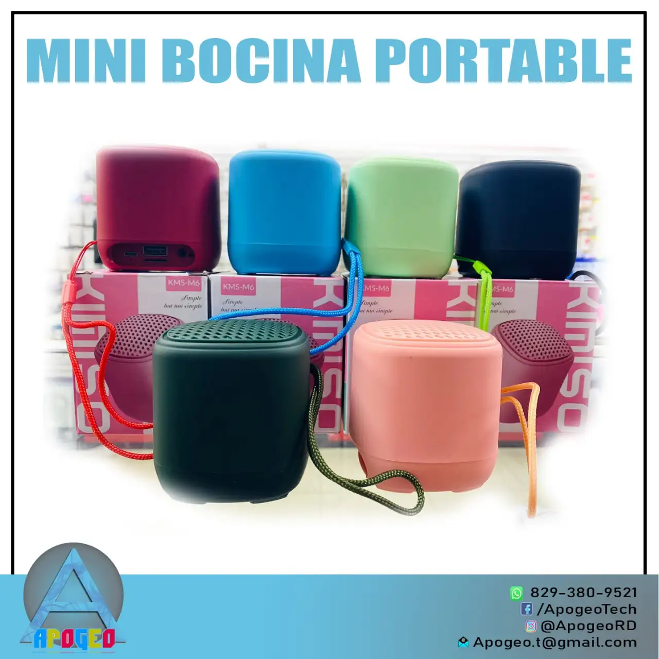 Bocina Bluetooth Kimiso