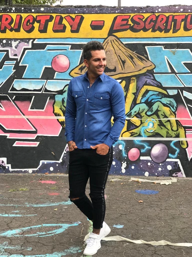 Camisa jean manga larga  3