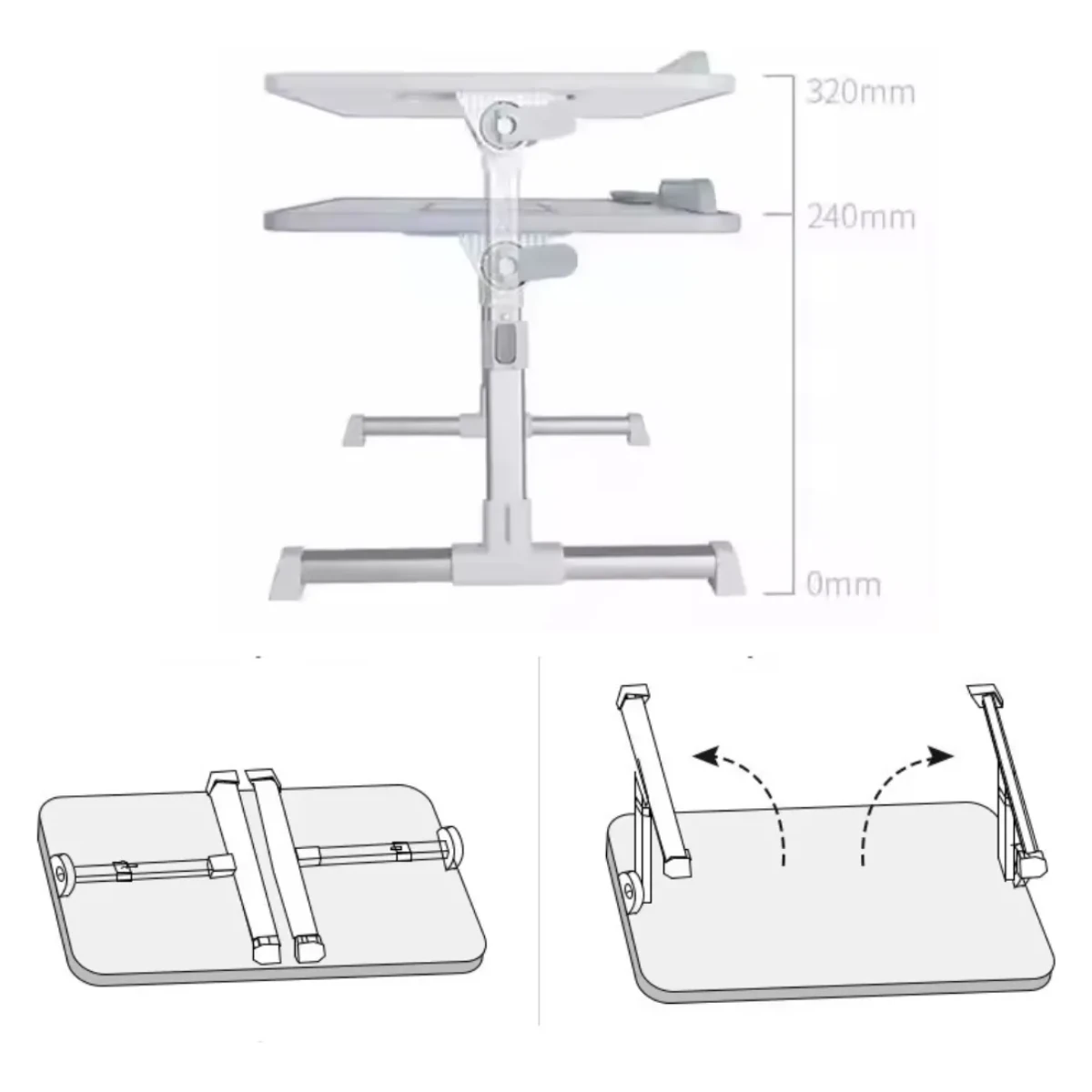 Mesa de cama computador Multifuncional  2