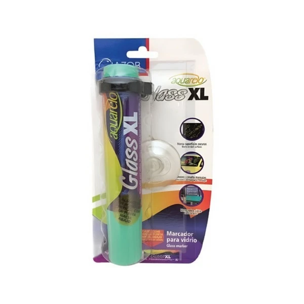 marcador verde xl para vidrio azor