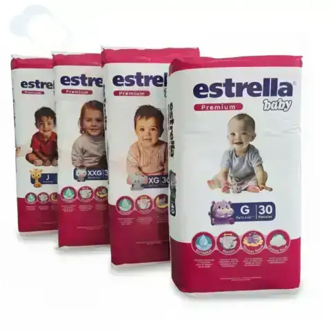 Pañales Estrella Premium Hiperpack Todo Los Talles