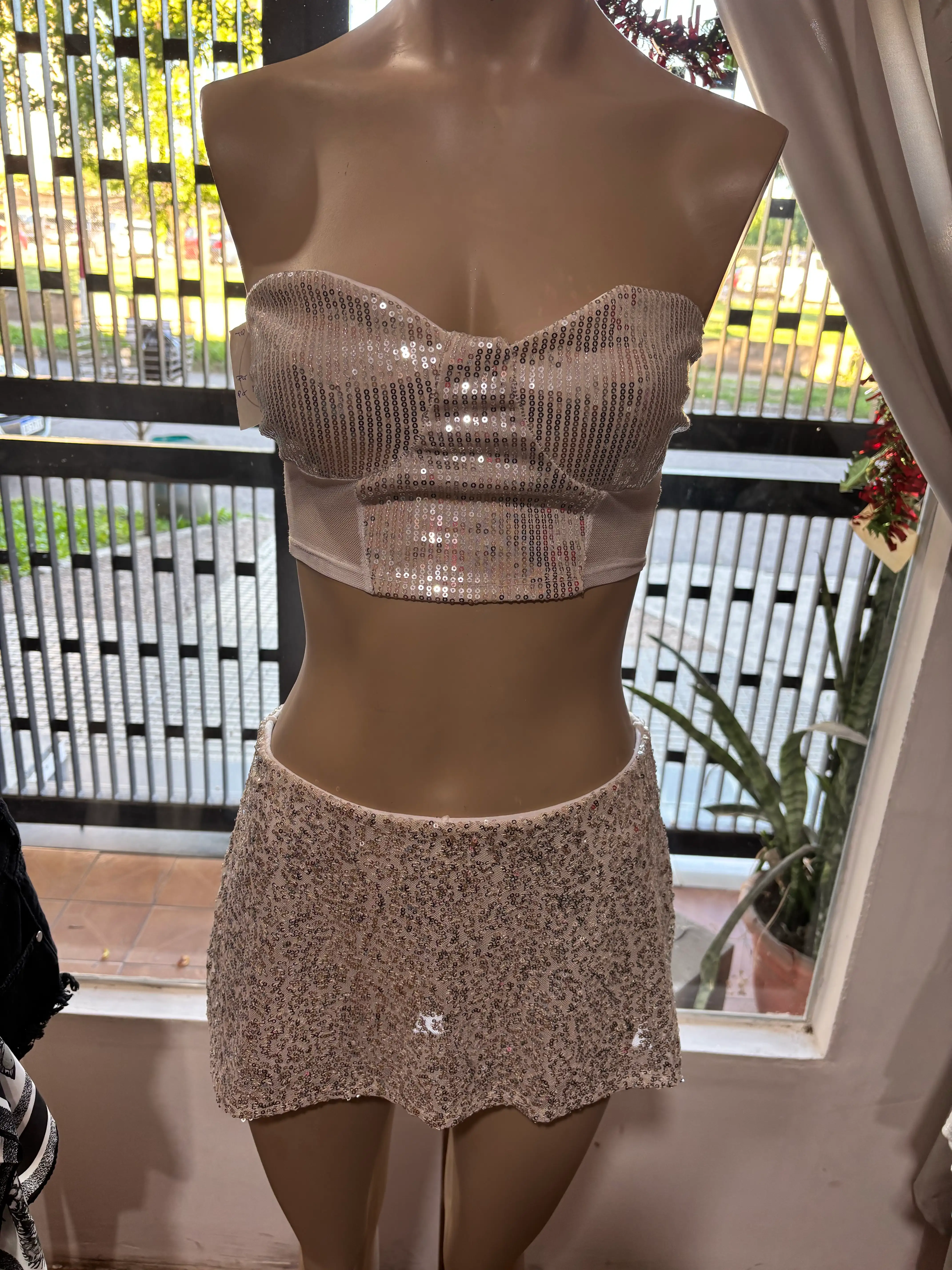 Skort lentejuela 2
