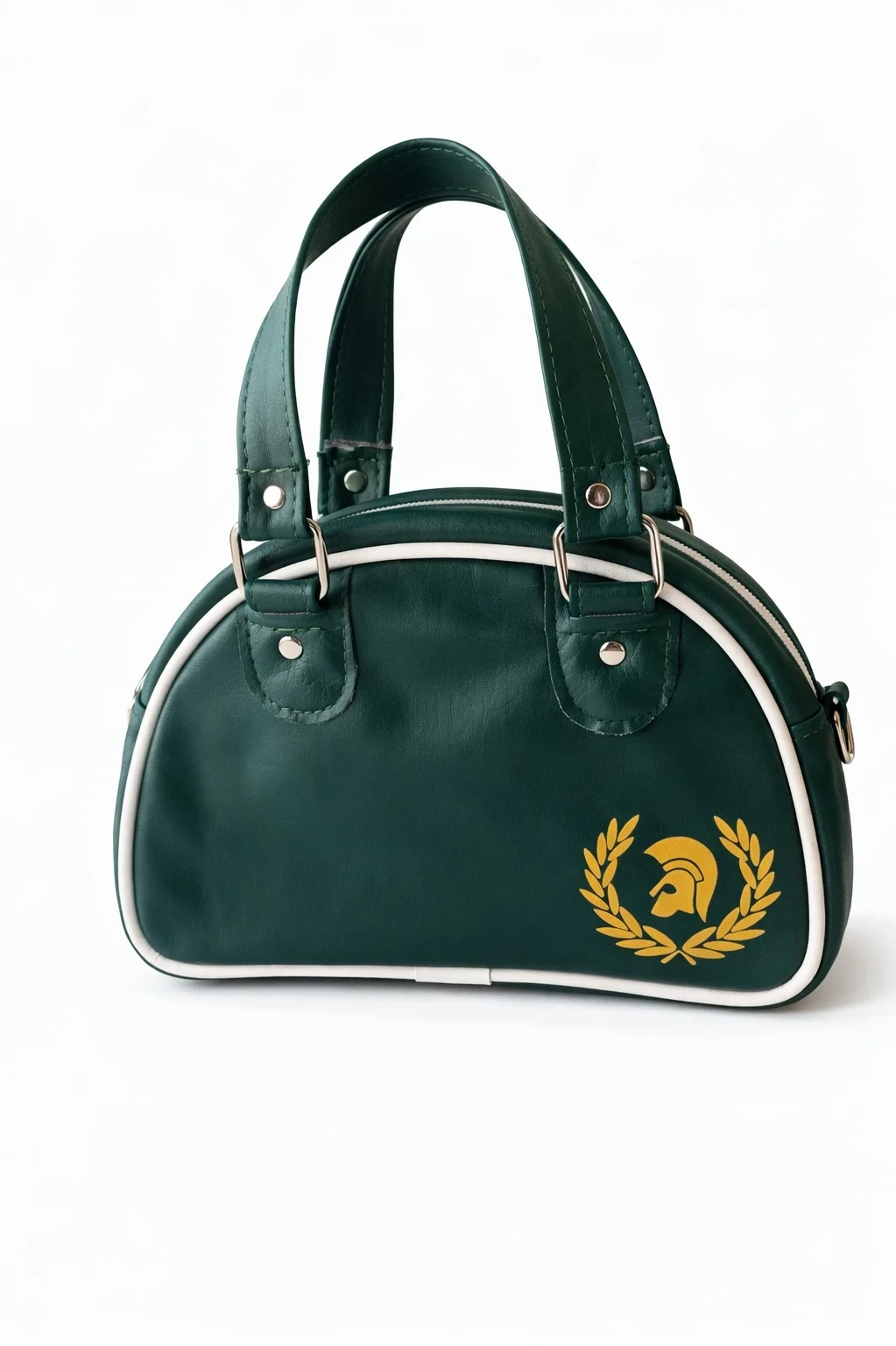 Bolso media luna verde 