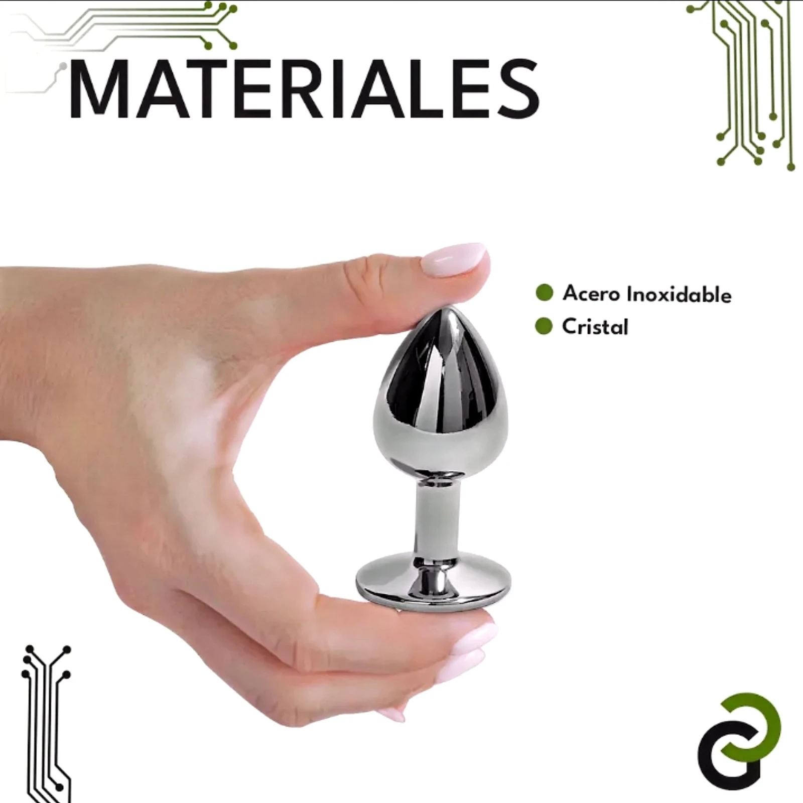 Plug Mediano Metalico 2