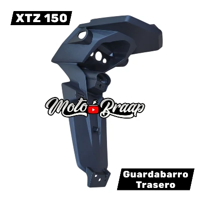 PL Xtz 150 Guardabarro trasero porta placa DM SPD