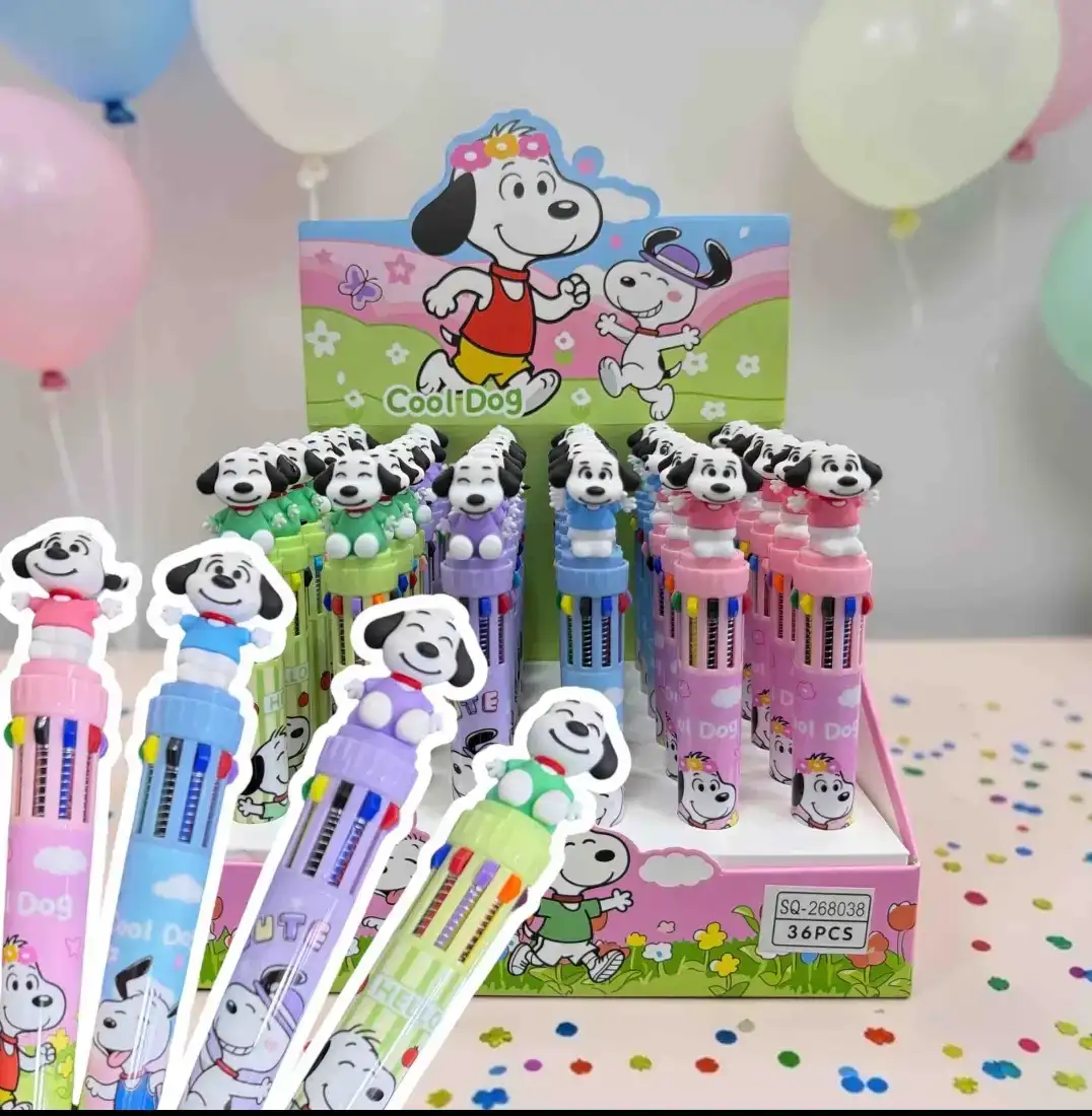 Bolígrafo Snoopy Varias Minas x10
