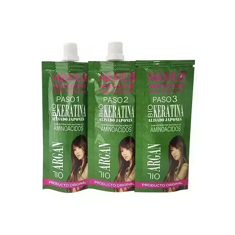 Kit de Keratina Maxilis con Aceite de Argán en Sobre de 3 Pasos. Se Puede Aplicar en Todo tipo de Cabello. El Envío es Gratis y se Paga al Recibir el Pedido (Se Debe Revisar la Cobertura).