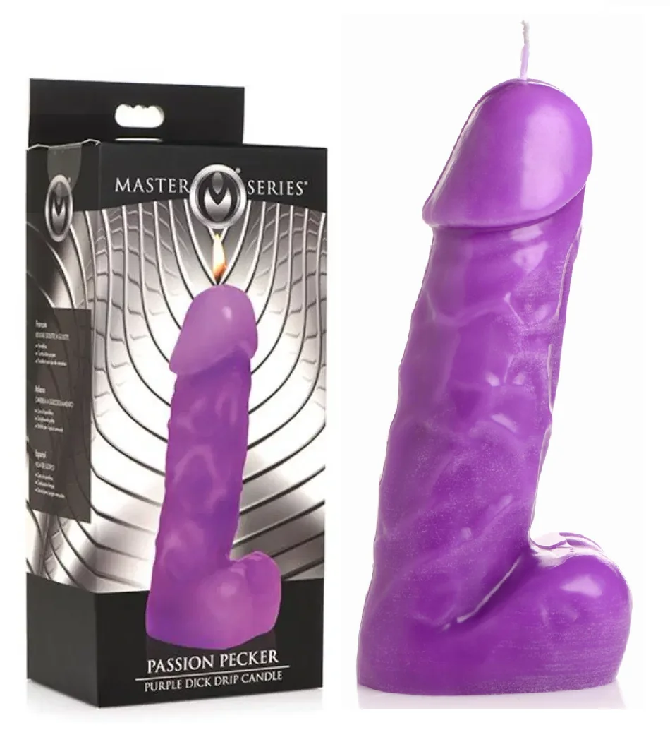 Passion Pecker Purple Dick Drip Candle