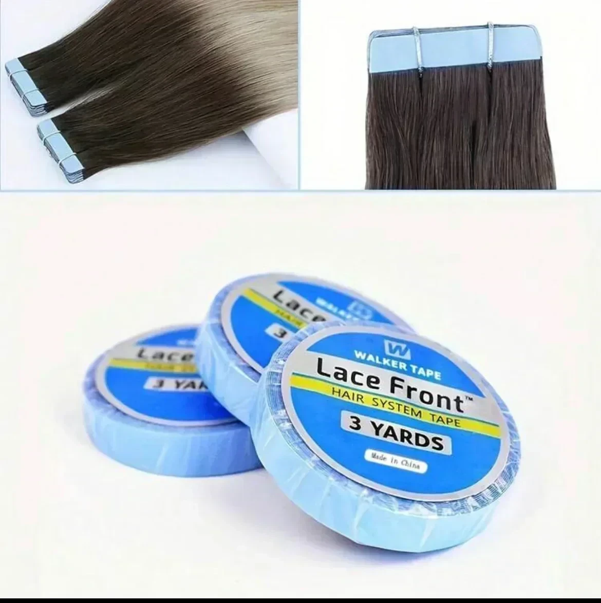 Tape de repuestos para extensiones y pelucas 