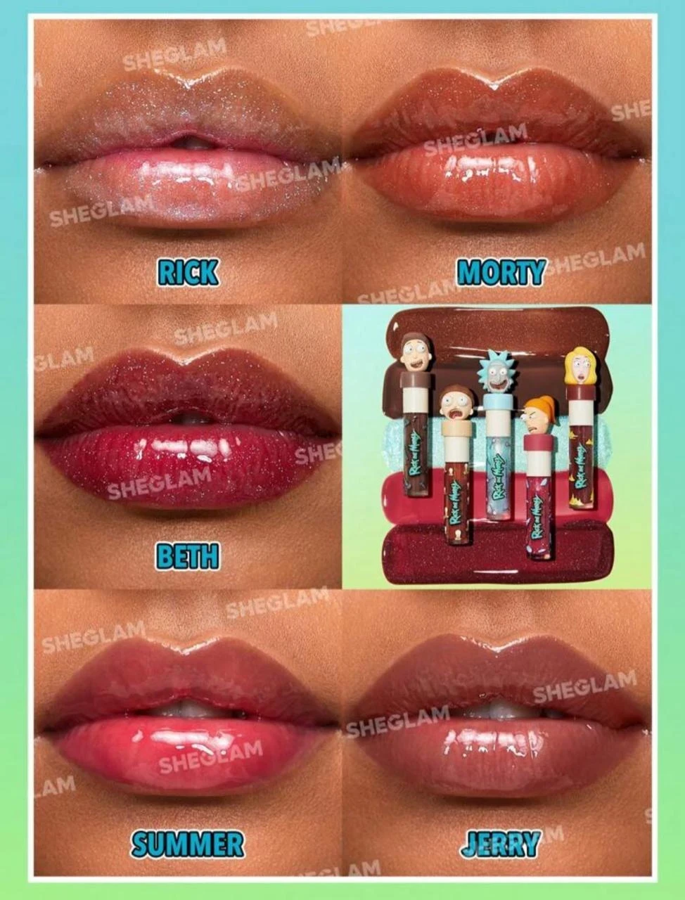 Kit Labiales Rick y Morty  4