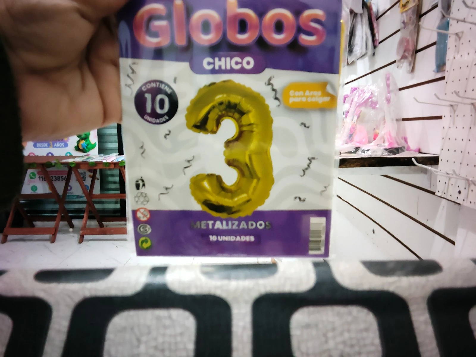 Globo N3 Dorado 40cm