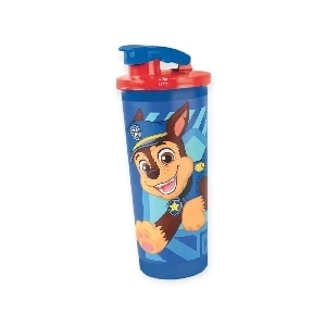 VASOS ALTOS CON TAPA PAW PATROL NIÑO 473ML PLASTICO
