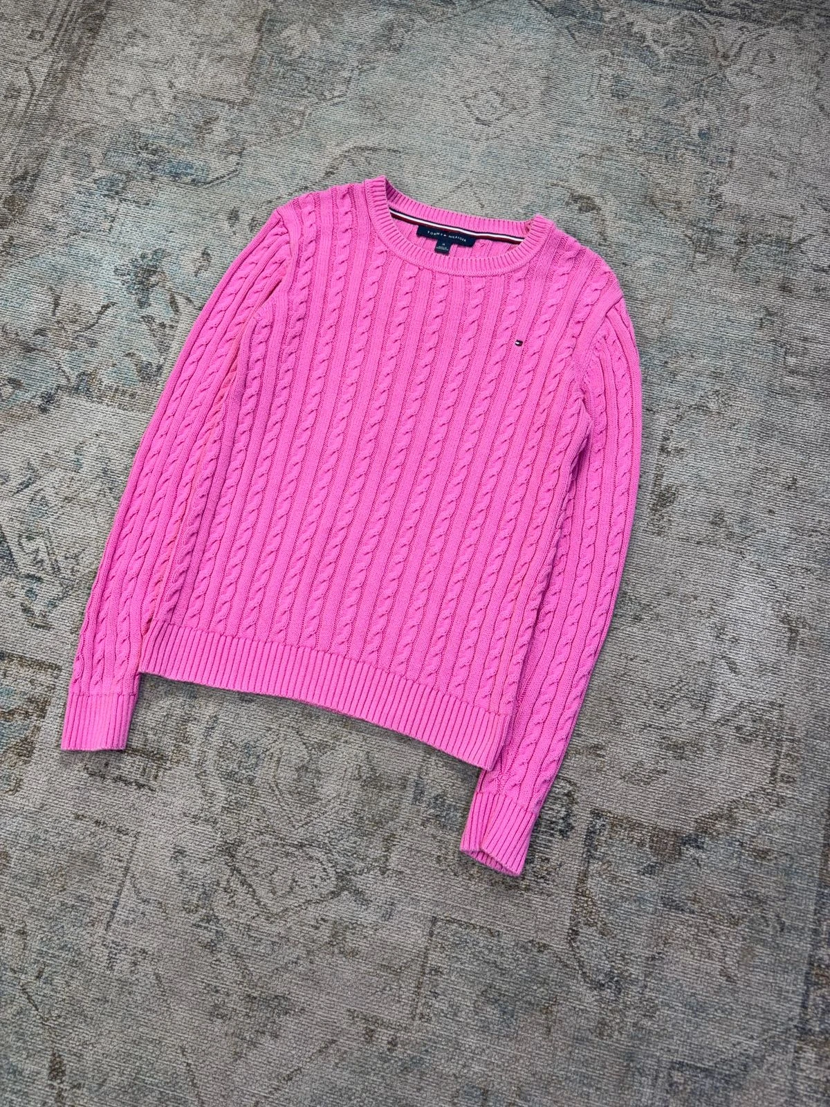 TOMMY HILFIGER CABLE-KNIT CREWNECK SWEATER 5