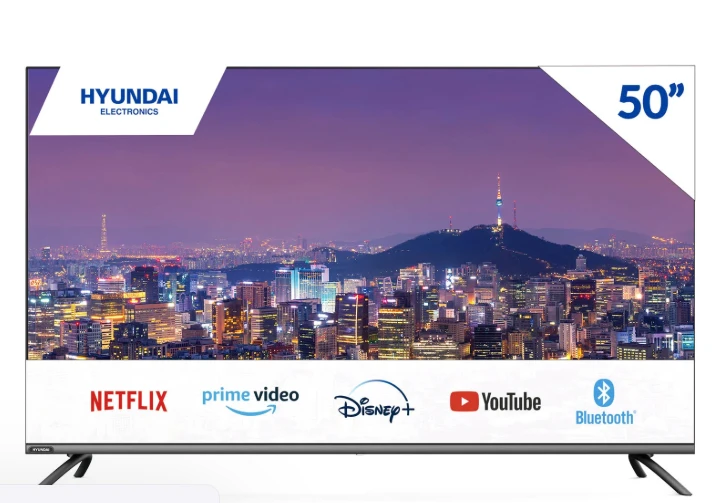 SMART TV HYUNDAI 50" C/ANDROID 50UHD7A 