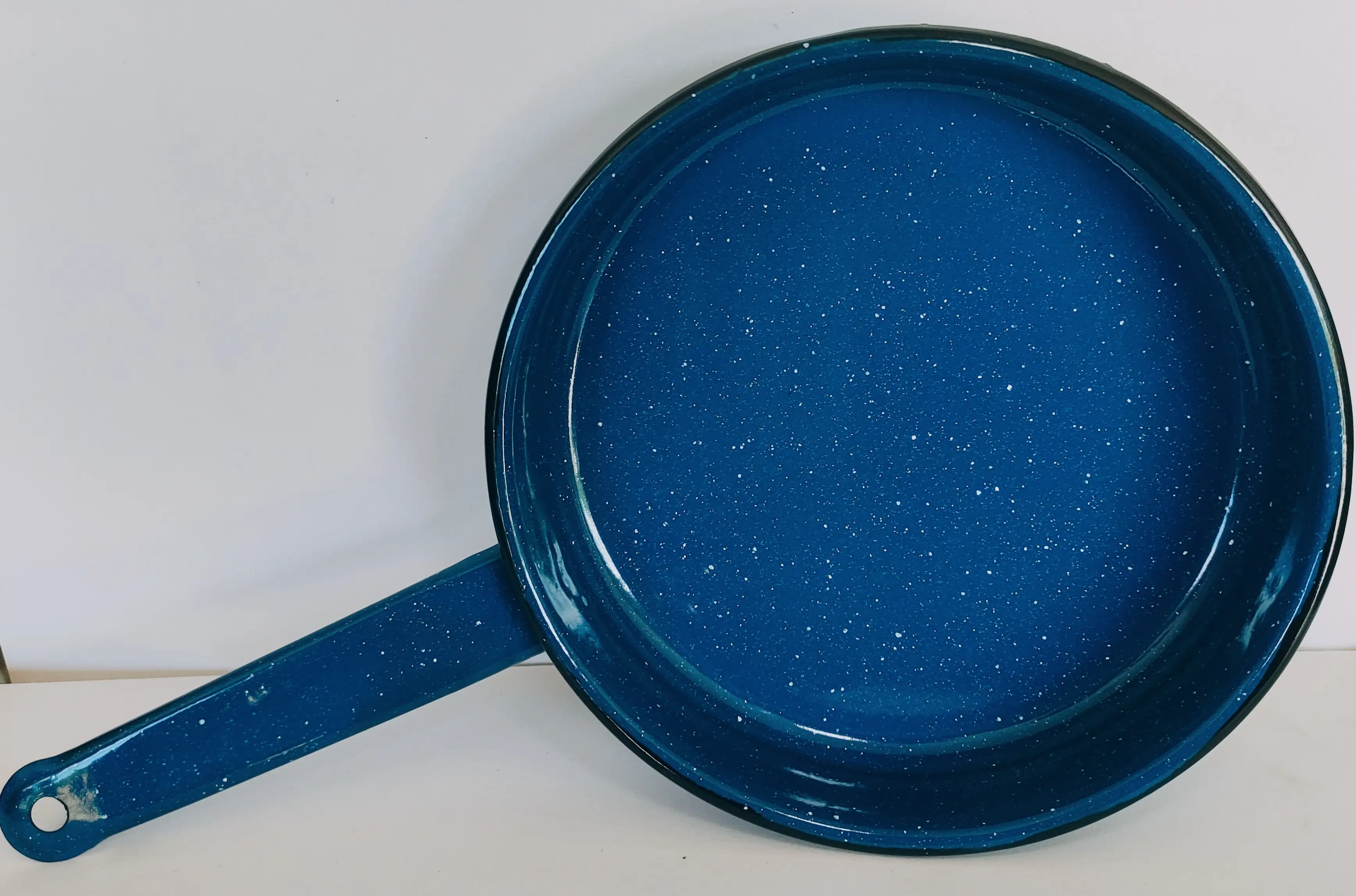Sartén de Peltre Azul 