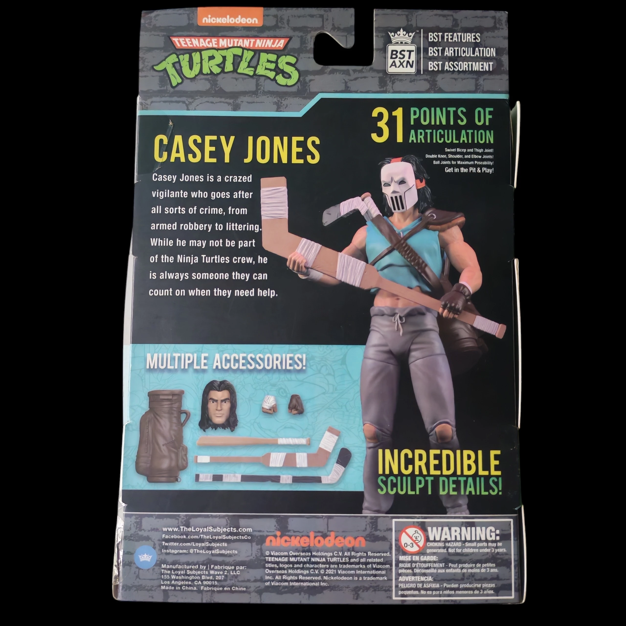 ° Figura Casey Jones Nuevo  2