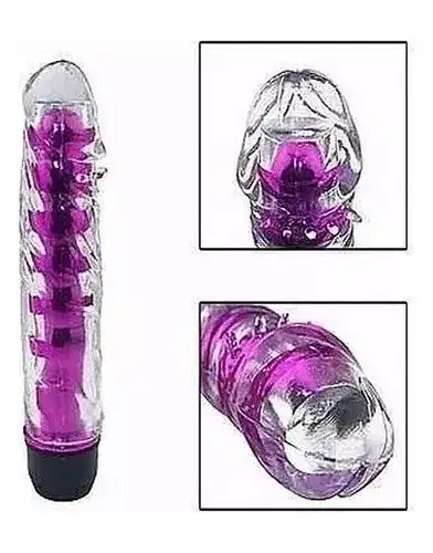 Dildo translúcido 