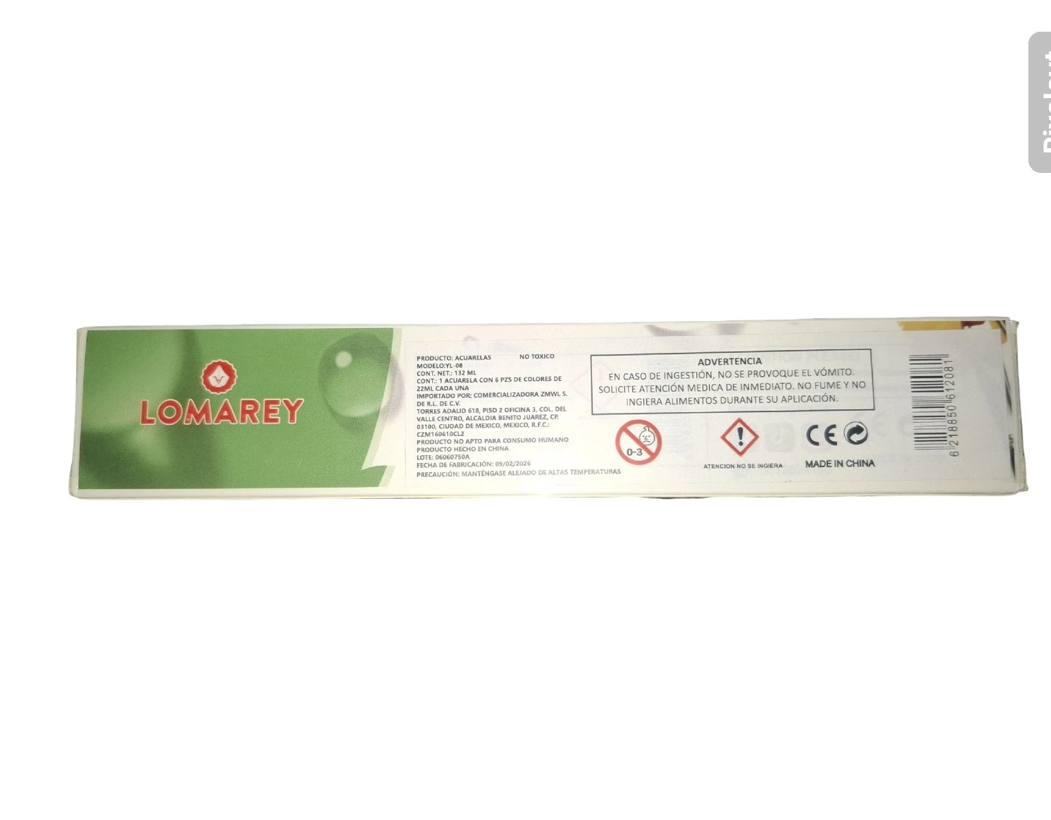 pintura lomarey 6 colores classic 2