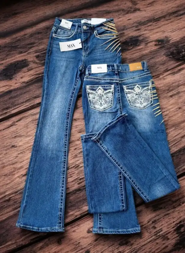 PANTALON BORDADO PIEDRAS 