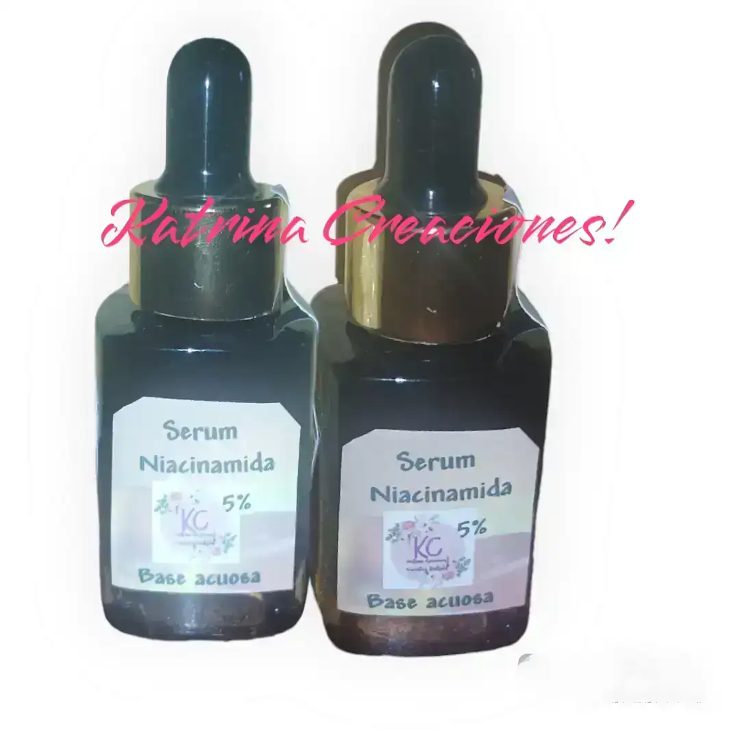 Niacinamida al 5%,serum base acuosa. 2