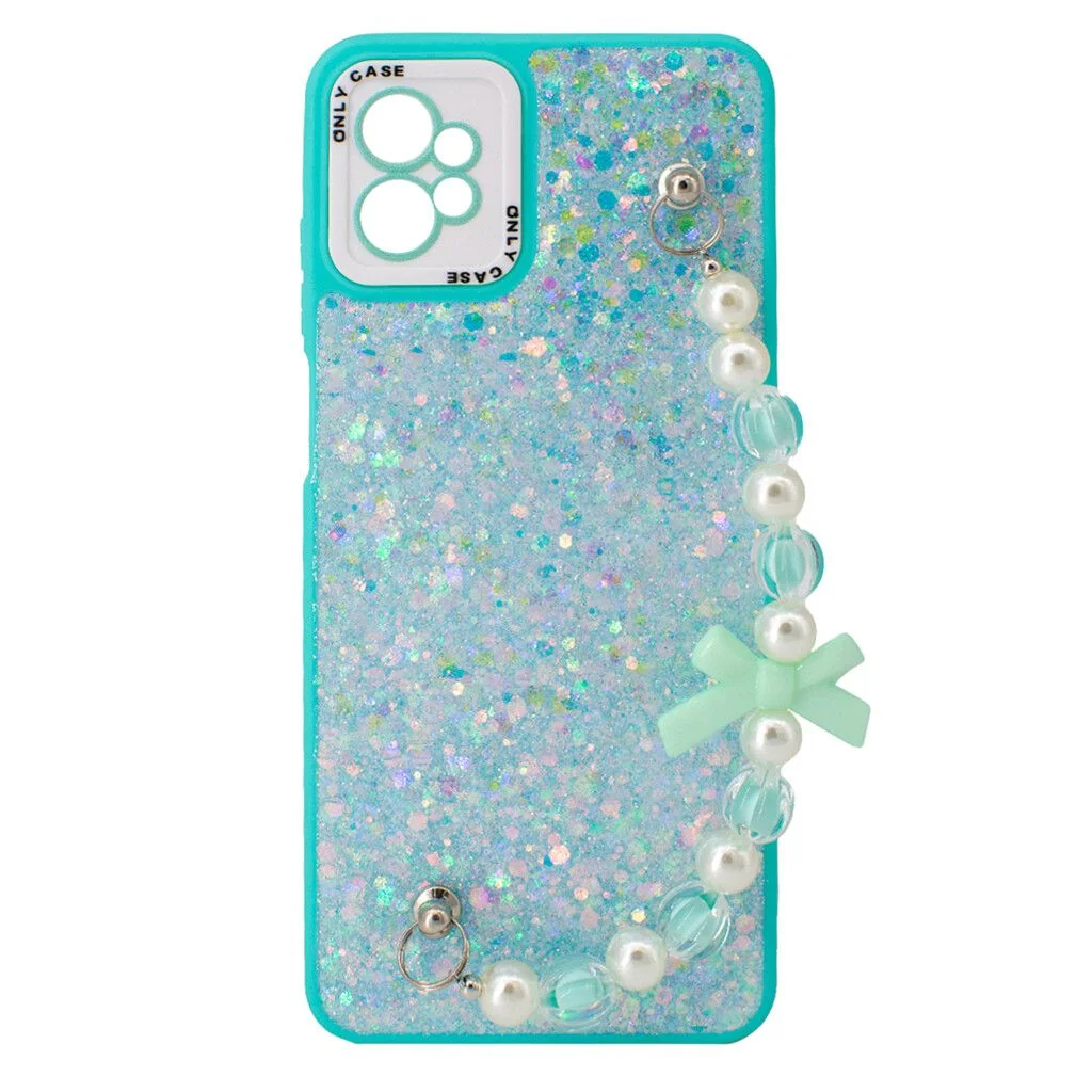 Funda celular glitter chains