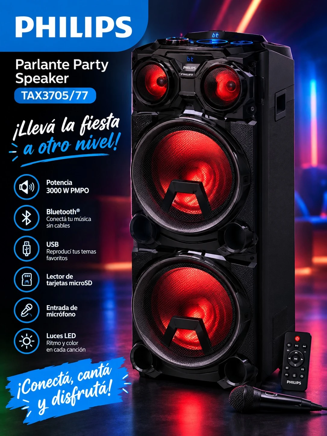 Parlante Philips TAX3705/77