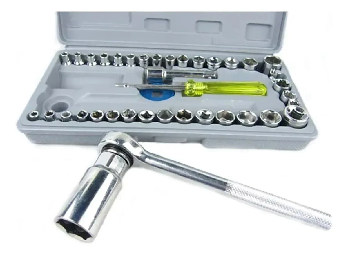 Caja Set Dados Chicharra 40 Piezas Herramientas 2