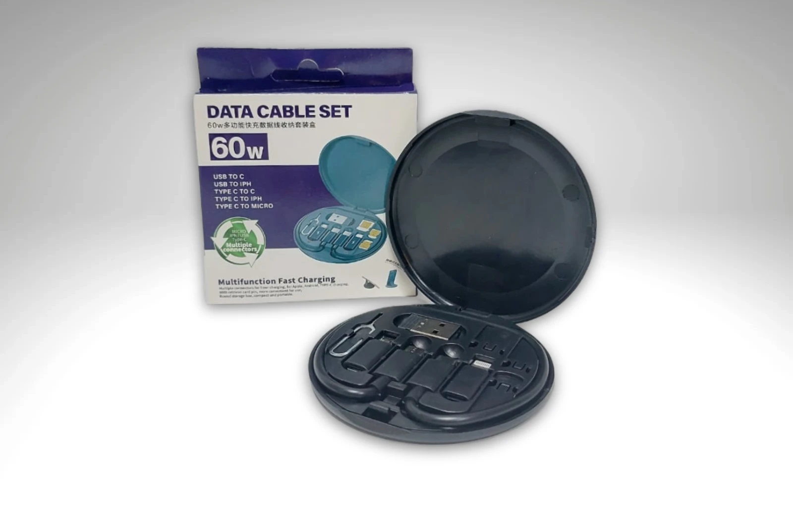 SET DE CABLES 3 EN 1 PARA CELULAR