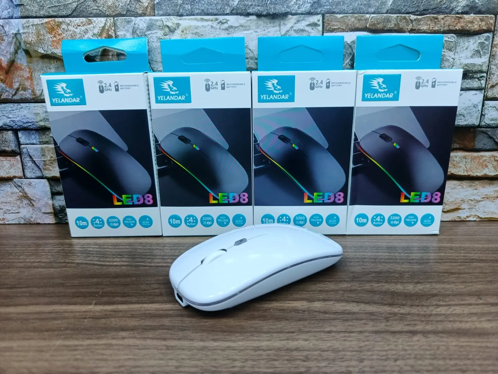 MOUSE INALAMBRICO LED8