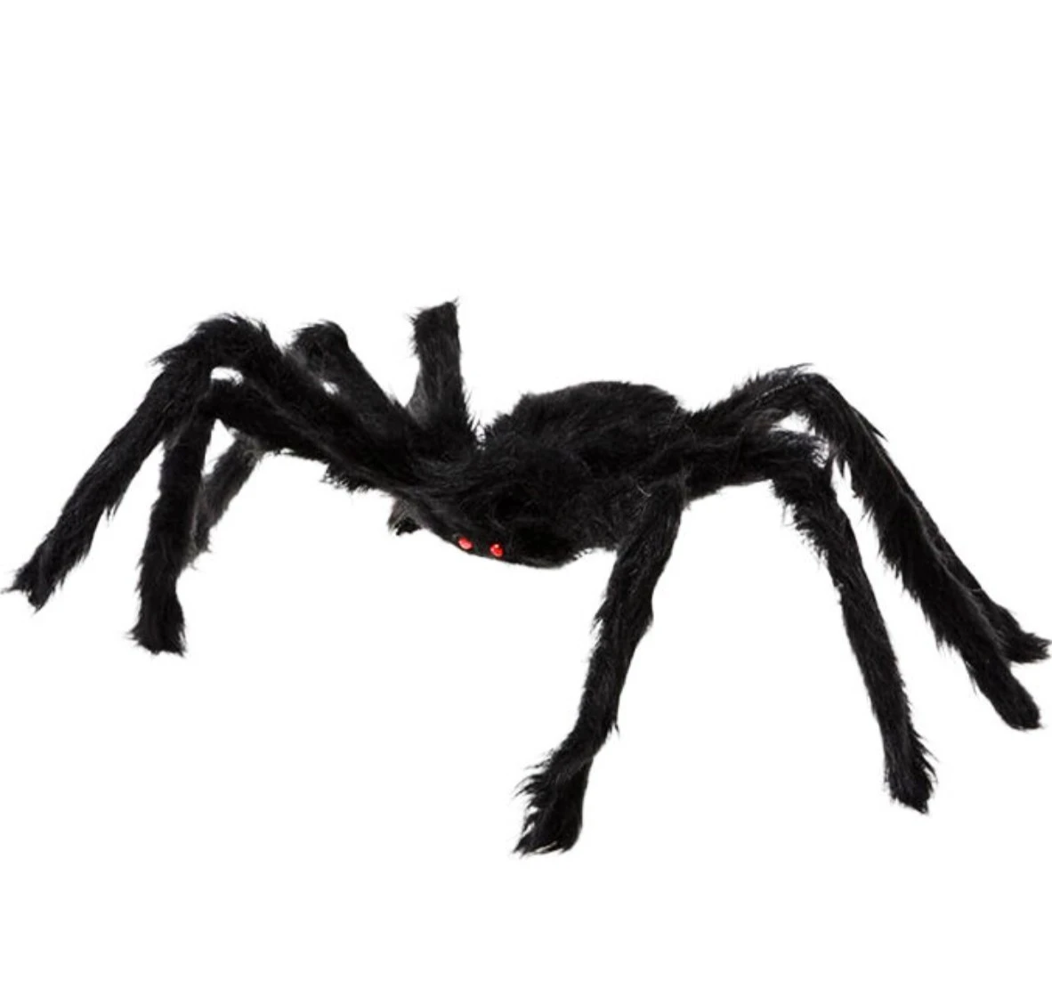 Araña peluda negra 50 cm