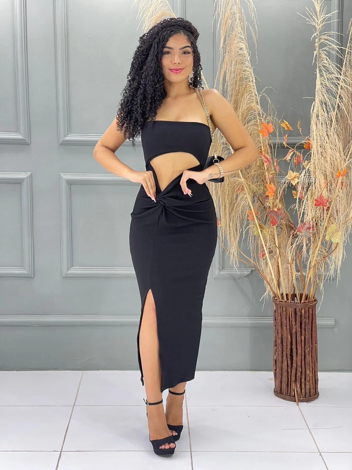 VESTIDO MIDI LONGO